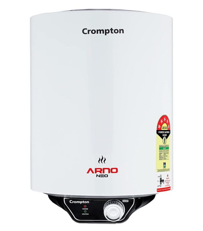 6-L 5 Star Rated Storage Water Heater with Advanced 3 Level Safety National Energy Conservation Award Winner 2023