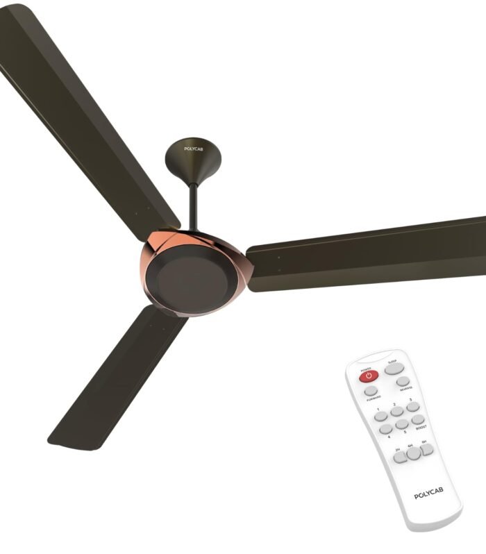 1200mm 5-Star BLDC, Remote Ceiling Fan for Living Room | 55% Energy Saving, High Air Delivery, 7 Speed Setting, Reversible & Timer| 3-yr Warranty【Jaco Bean】