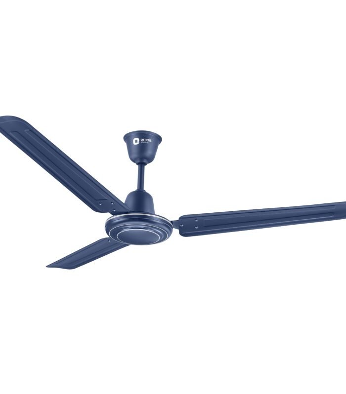 1200mm Ceiling Fan for Home| BEE 1 Star Rated Energy Efficient Fan| Rust Resistant | Strong and Powerful Motor | 2 Years Warranty by Orient | Blue - Pack of 1