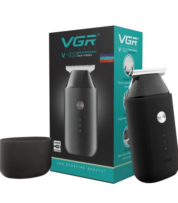 Professional Hair Trimmer for Men, Precision T-Blade with USB Type-C Charging, Corded and Cordless, 600mAh Lithium Battery, 120 Minutes Runtime, Ideal for Salon and Home Use