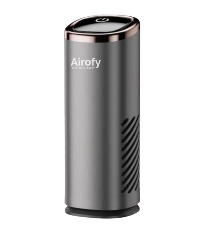 Portable Car Air Purifier with HEPA H13 Filter | Allergy & Asthma Relief, Negative Ion, 3 Active Filtration Modes, and Touch Control