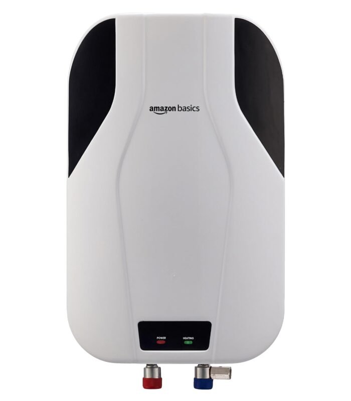 5.9L Instant Water Heater | 3KW | Geyser with PP Body & SS Tank | Corded Electric | Rust Proof | 4 Level Safety | White