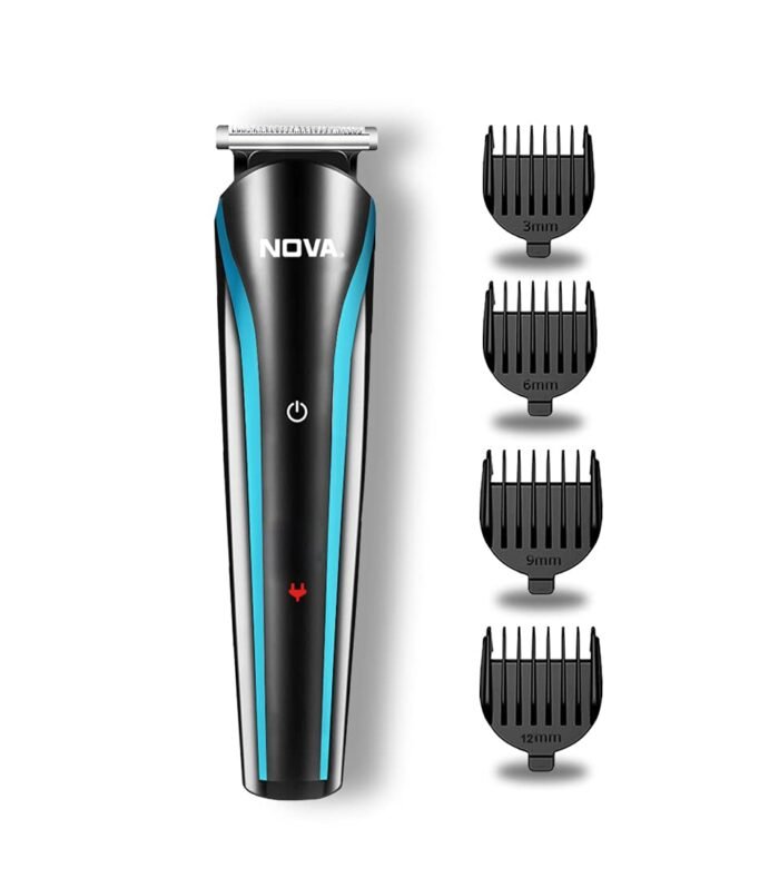 USB Rechargeable and Cordless: 60 Minutes Runtime Professional Hair Clipper for Men, Blue