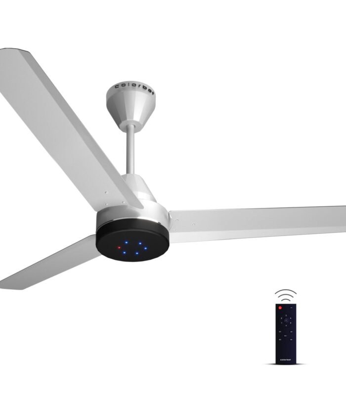 Ceiling Fans 1200mm | BEE 5 Star Rated 370 RPM | Savings up to 65% | Remote Control (Boost, Timer, LED, Reverse Mode) | 4 Years Warranty (Arctic White)