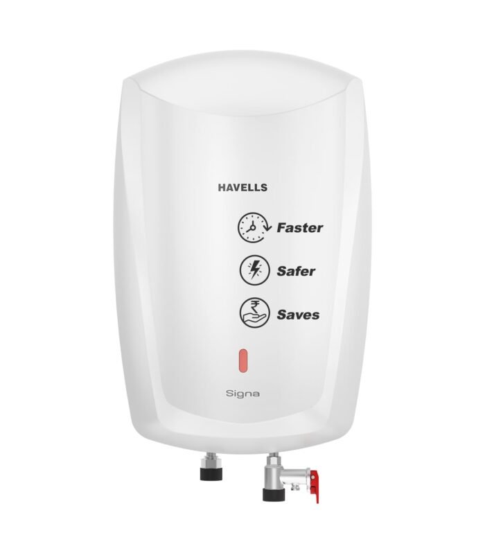 5 Litre Instant Water Heater(Geyser)| Twin LED Indicator| Rust and Shock Proof Body| ISI Marked| Fire Retardant Power Cord| Warranty: 5 year on inner tank & 2 year comprehensive (White)