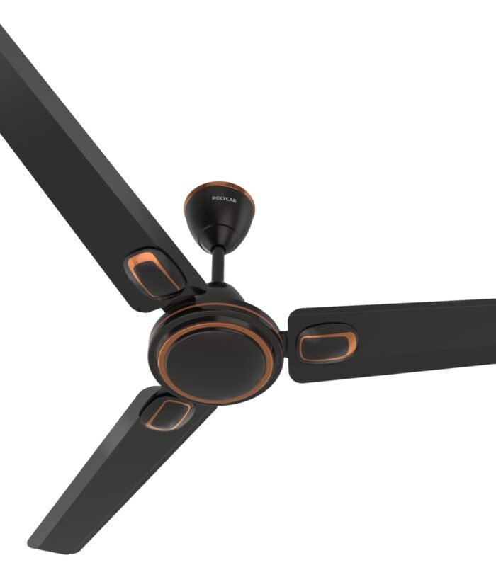 Superb Plus 1200mm Star Rated Ceiling Fan For Home | High Speed & Air Flow, 100% Copper | Saves up to 33% Electricity | 2 years warranty【Smoke Brown】