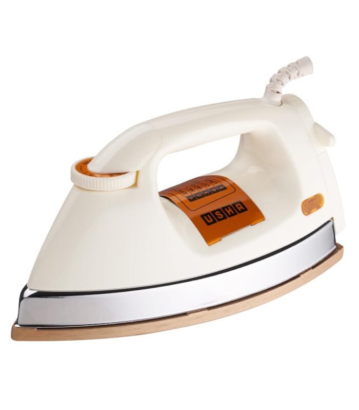 Heavy Weight 1000-Watt Dry Iron, 1.75 Kg(White)
