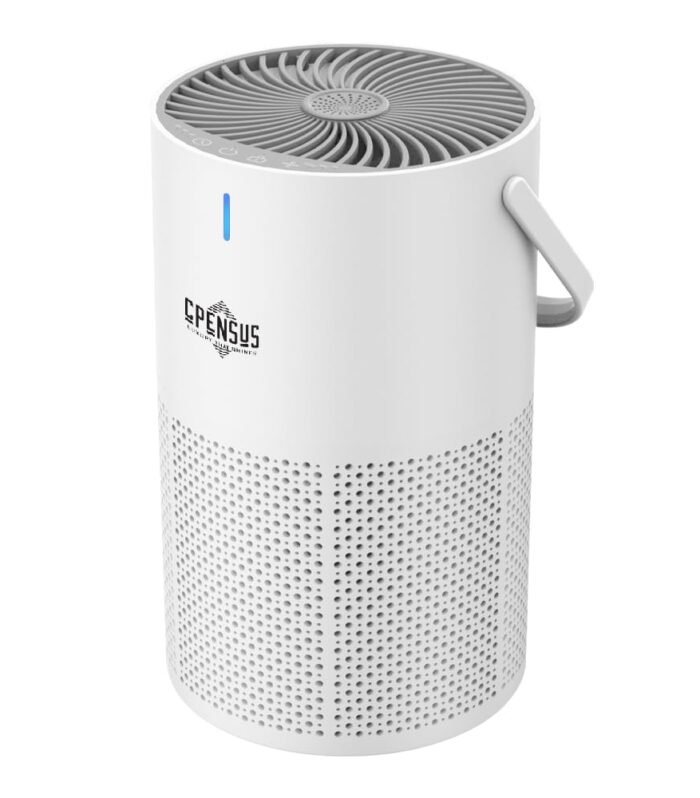 Air Purifier For Bedroom Coverage 107 Ft² True H13 With Activated Carbon Filter Aromatherapy Child-Lock Timer Portable For Living Room Home Office Deodorizing Tech., White