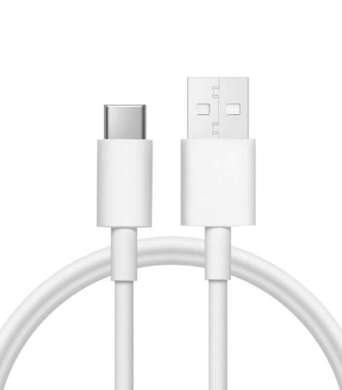 80W Flash USB Type C Charging Cable for Vivo V30/V29/V28/V27/V25/V23e/V23 pro/V21 5G/Iqoo Neo 9 pro/12 5G/Neo 7 pro/Z7/Z7S/Z6 Lite/11/Z6 44W/T2, Data Sync & Fast Charging Type-C Cable - White