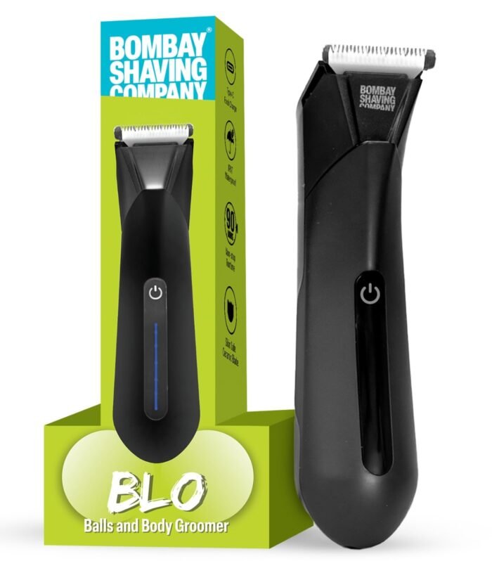 Shaving Company Blo Balls And Body Groomer for Men | Ceramic Blade, Safe for Sensitive Areas, Type C Flash Charging | Groin Trimmer for Men | 90-Minute Runtime | Shower-Friendly Waterproof Trimmer