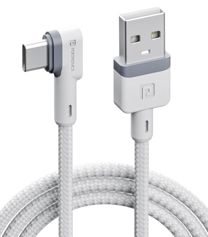 Fast Charging 3A Type-C Cable 1.2 Meter with Charge & Sync Function for All Type-C Devices (White)