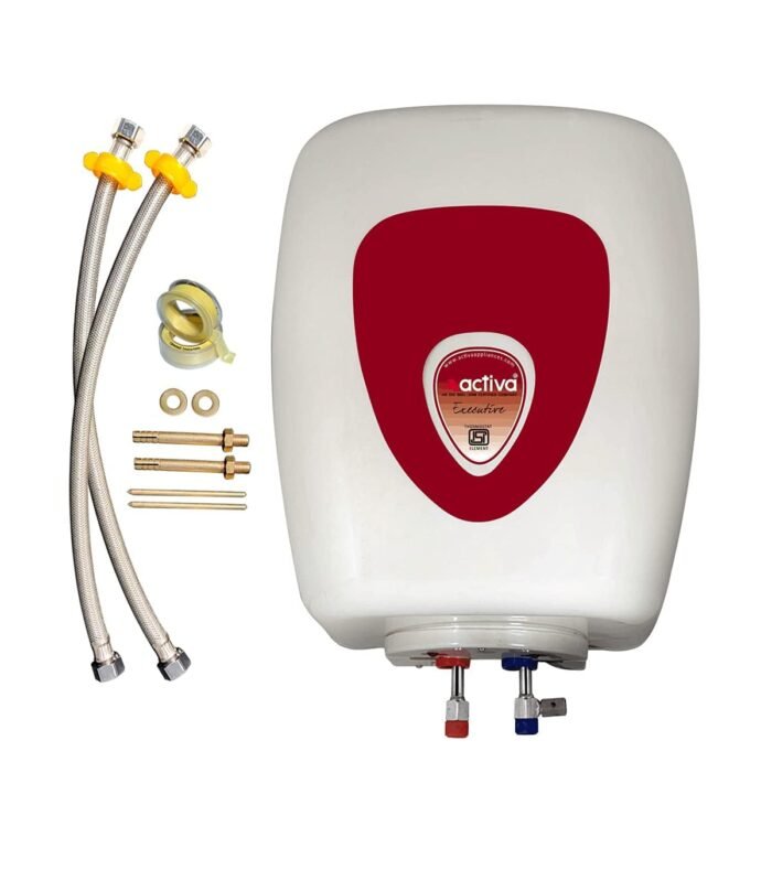 15L Storage Geyser | 3kW | BEE 5-Star Ratting | Full ABS Shock-Proof Body | HD ISI Heating Element | Ivory | Free Installation Kit | Adjustable Thermostat | 2-Year Warranty