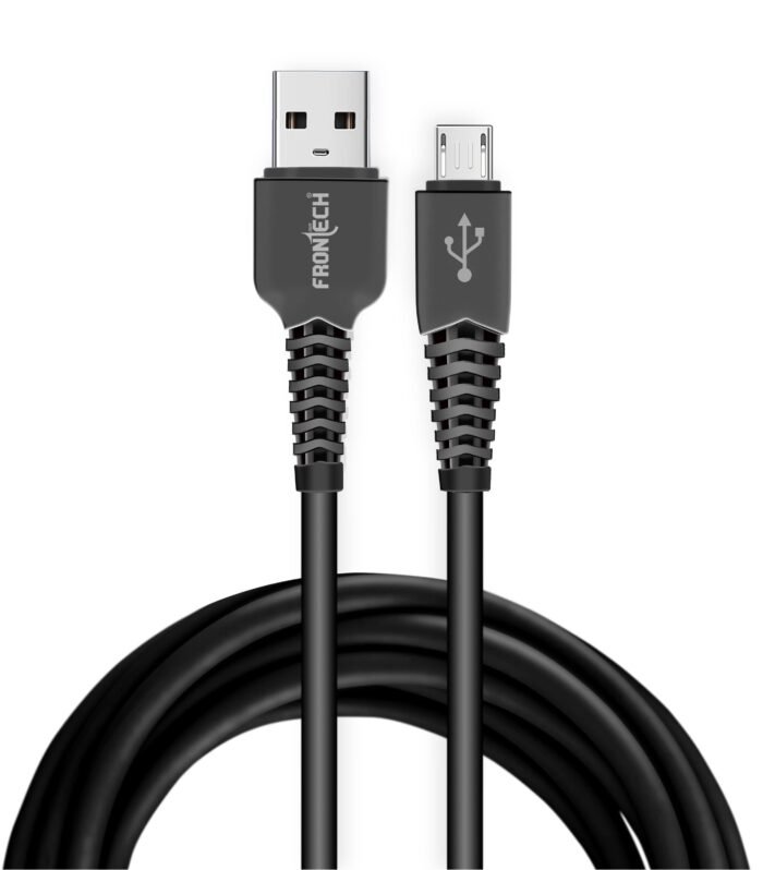17W / 3.4A Super Fast Charging 1M PVC USB to V8 Data Cable for Smartphones, Tablets, Laptops & other Micro USB V8 Devices, Charging and Data Sync (1038 - Black)