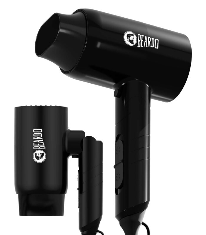 Styling Gun ULTRA Advanced Hair Dryer for Men | 1600 Watts Foldable Hair Dryer | 3 Heat 2 Speed Setting | Travel Friendly | Cool Shot Button
