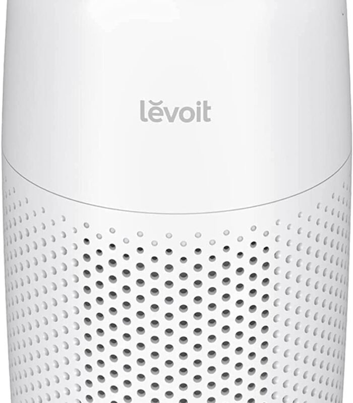 Mini Air Purifier For Coverage Area 183 Sq Ft, H13 Truehepa Filter, Remove 99.97% Dust, Smoke, & Pollen, With Fragrance Sponge, (2 Years Warranty), White