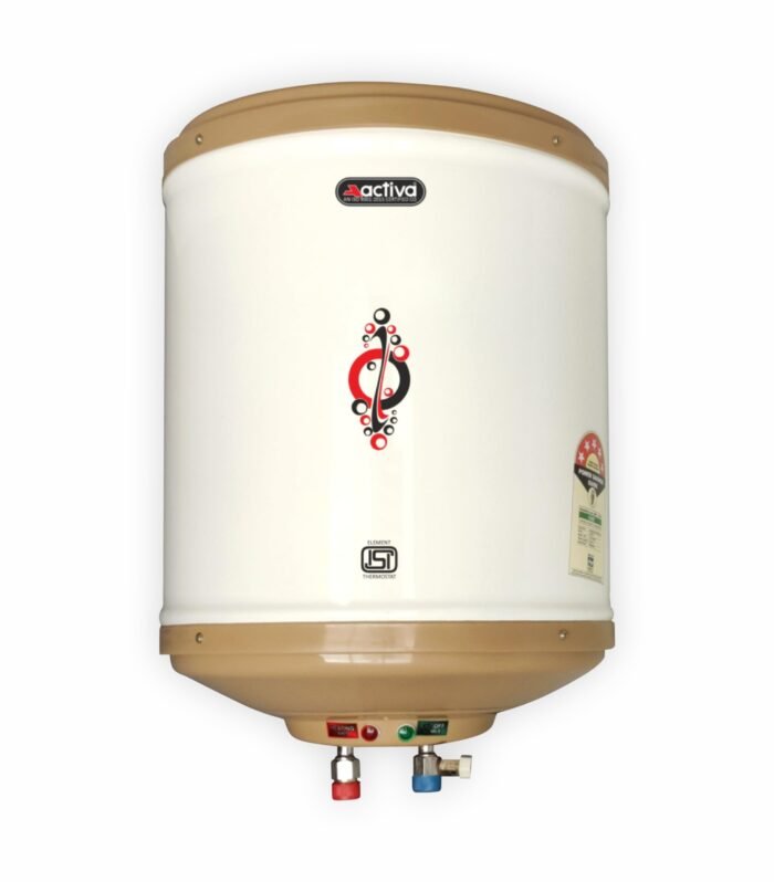 10L Storage Water Heater Geyser | 3kW ISI Copper Heating Element | 0.8mm Anti-Rust Coated Tank | BEE 5 Star Rated | ABS Body | Fast Heating | 5 Year Warranty | Ivory