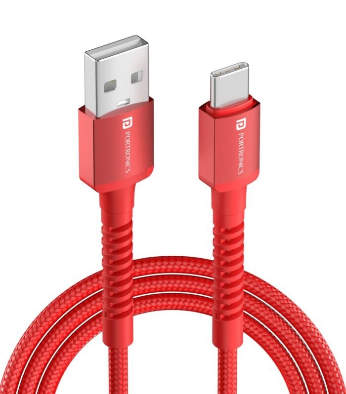 60W 6A USB-A to Type C Fast Charging Cable With WARP/DASH/VOOC/SuperVOOC/FLASH Charging Support, Compatible with OnePlus, Oppo, iPhone 15 & other Type C Smartphone & Devices(Red)