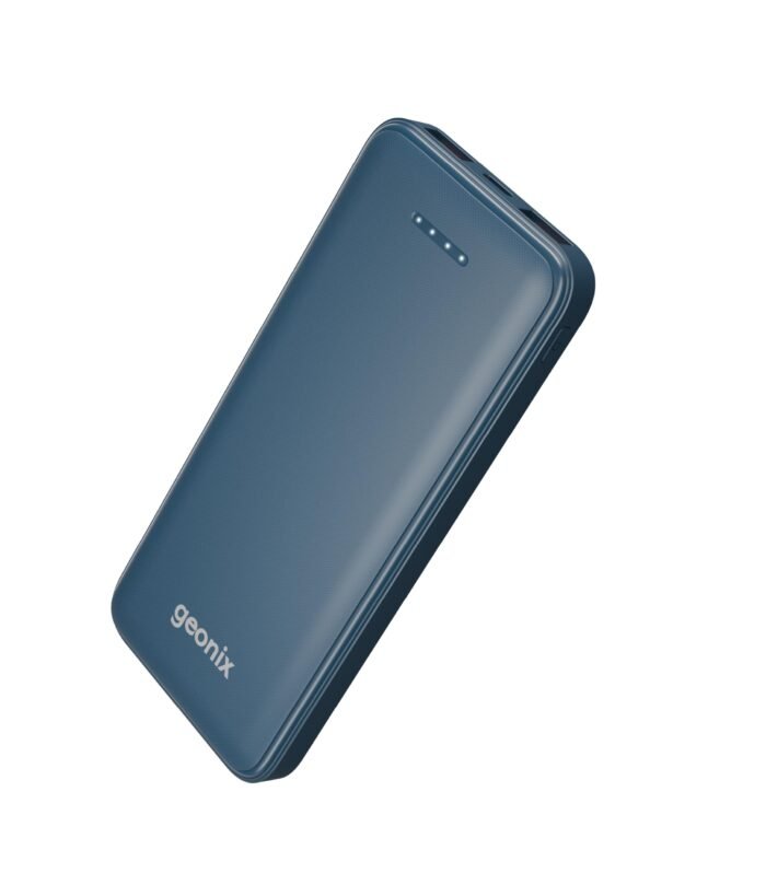 10000 mAh 22.5W Fast Charging Power Bank, Ultra Slim Power Bank with USB-A Output, Type C PD Output, Type C Input, Wake Up Button, 1 Year Warranty, Blue