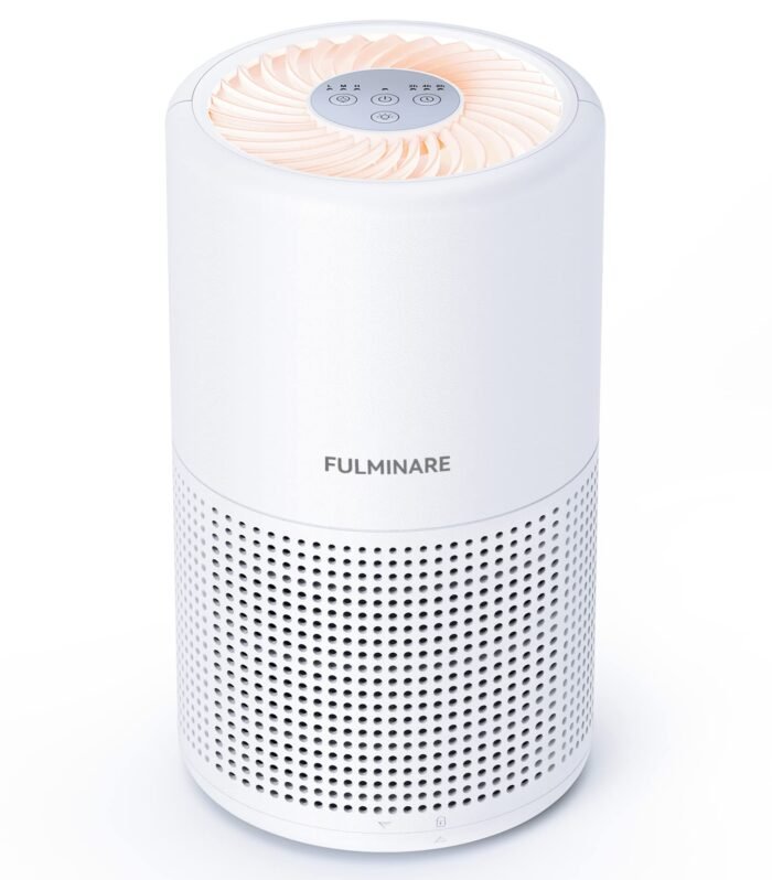 Air Purifiers for Bedroom, H13 True HEPA Air Filter, Quiet Air Cleaner With Night Light,Portable Small Air Purifier for Home, Office,Pet
