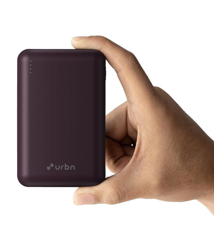 20000 mAh Premium Nano Power Bank | 22.5W Super Fast Charging | Pocket Size| Dual USB Type-C Input Power Delivery (PD) Output + 1 USB Output for Quick Charge | Two-Way Fast Charge (Purple)