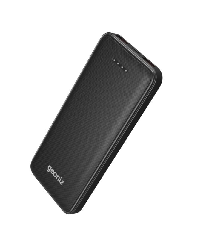 R100 10000 mAh 22.5W Fast Charging Power Bank, Ultra Slim Power Bank with USB-A Output, Type C PD Output, Type C Input, Wake Up Button, 1 Year Warranty, Black
