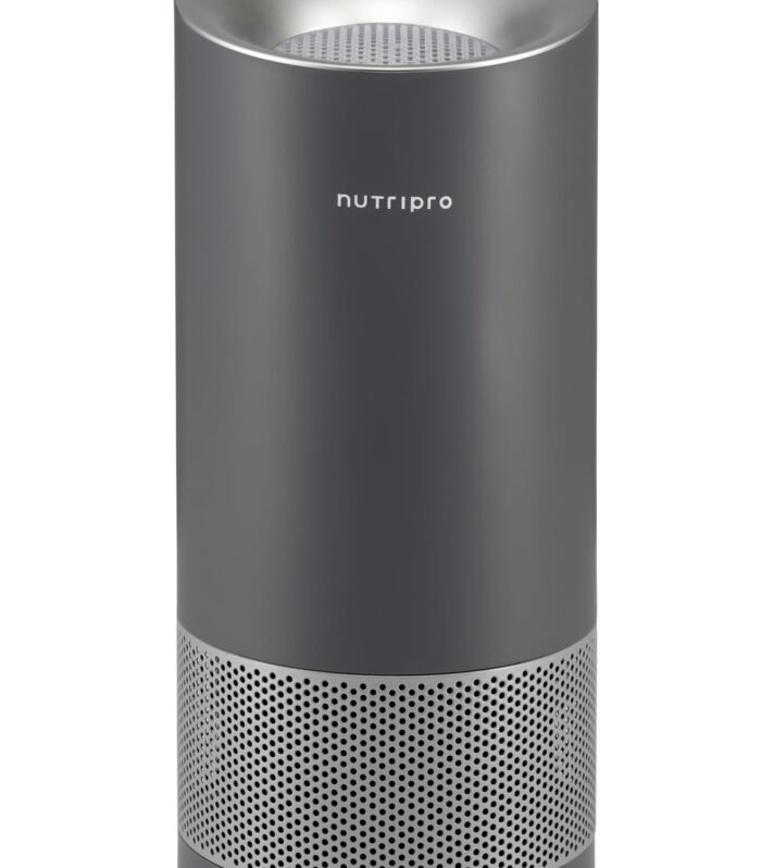 Air Purifier For Home & Office 600 sq.ft, H13 HEPA, Activated Carbon, Removes 99.99% Pollutants & Micro Allergens - (Grey)