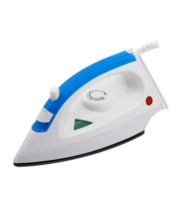 Portable Handheld Steam Iron Lightweight Electric Iron with Teflon Soleplate 500W Appliance Corded for Travelers, Students, Travel, Dorm Rooms, Home, Blue, EU 220V
