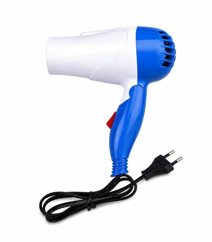 Professional Hair Dryer for Women & Men | Foldable Hot & Cool Air Hair Dryer with Concentrator Nozzle | Fast Drying Low Noise Hair Styling Dryer for Home & Travel (Pack of 1)